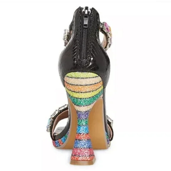 Betsey Johnson Emani High Heel Sandals Black - Picture 3 of 8